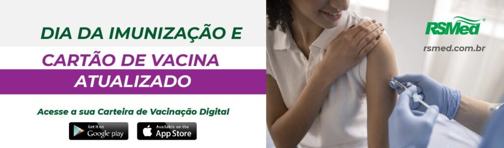 Dia da Imunização e App de cartão de vacina